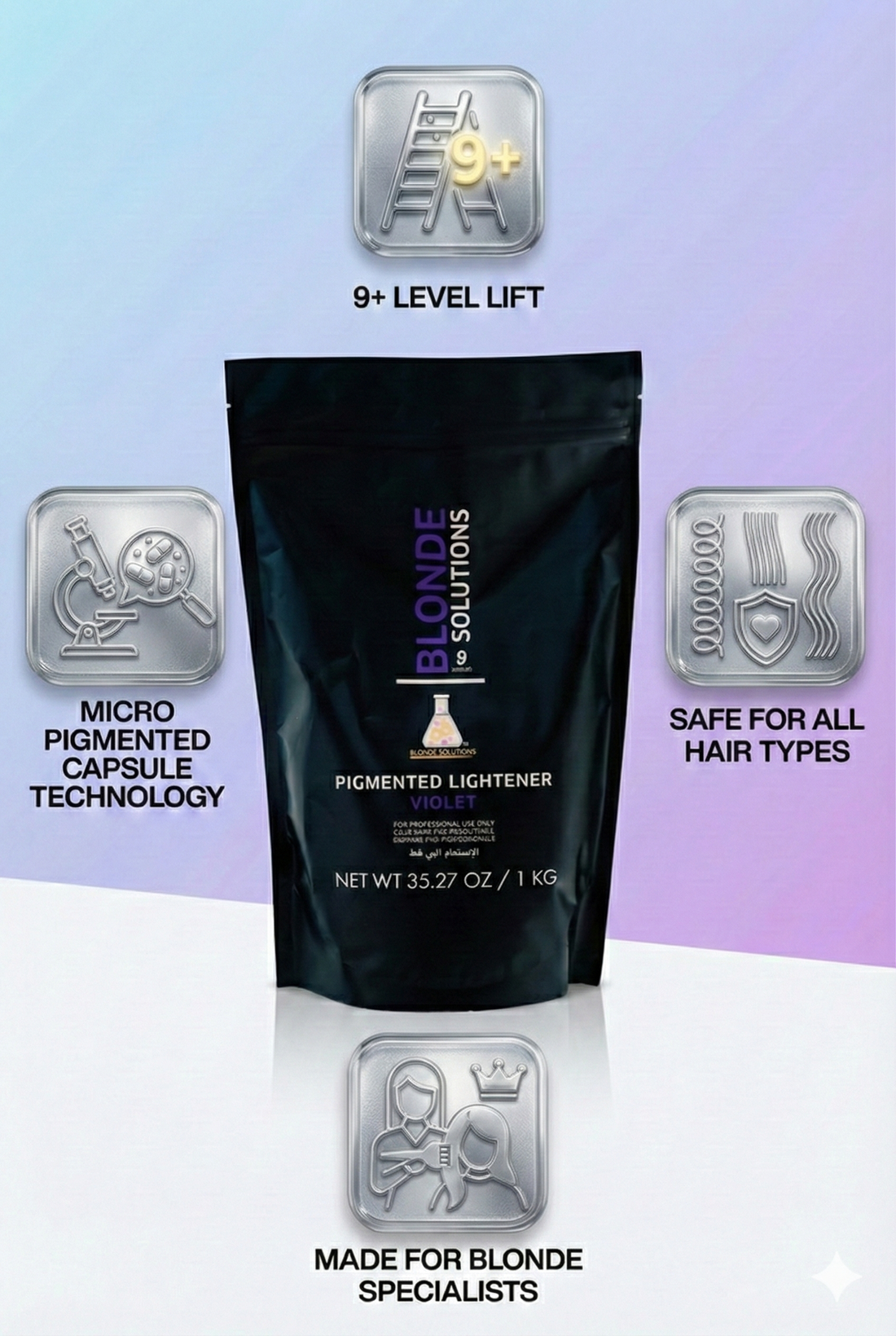Violet Pigmented Lightener- 500g