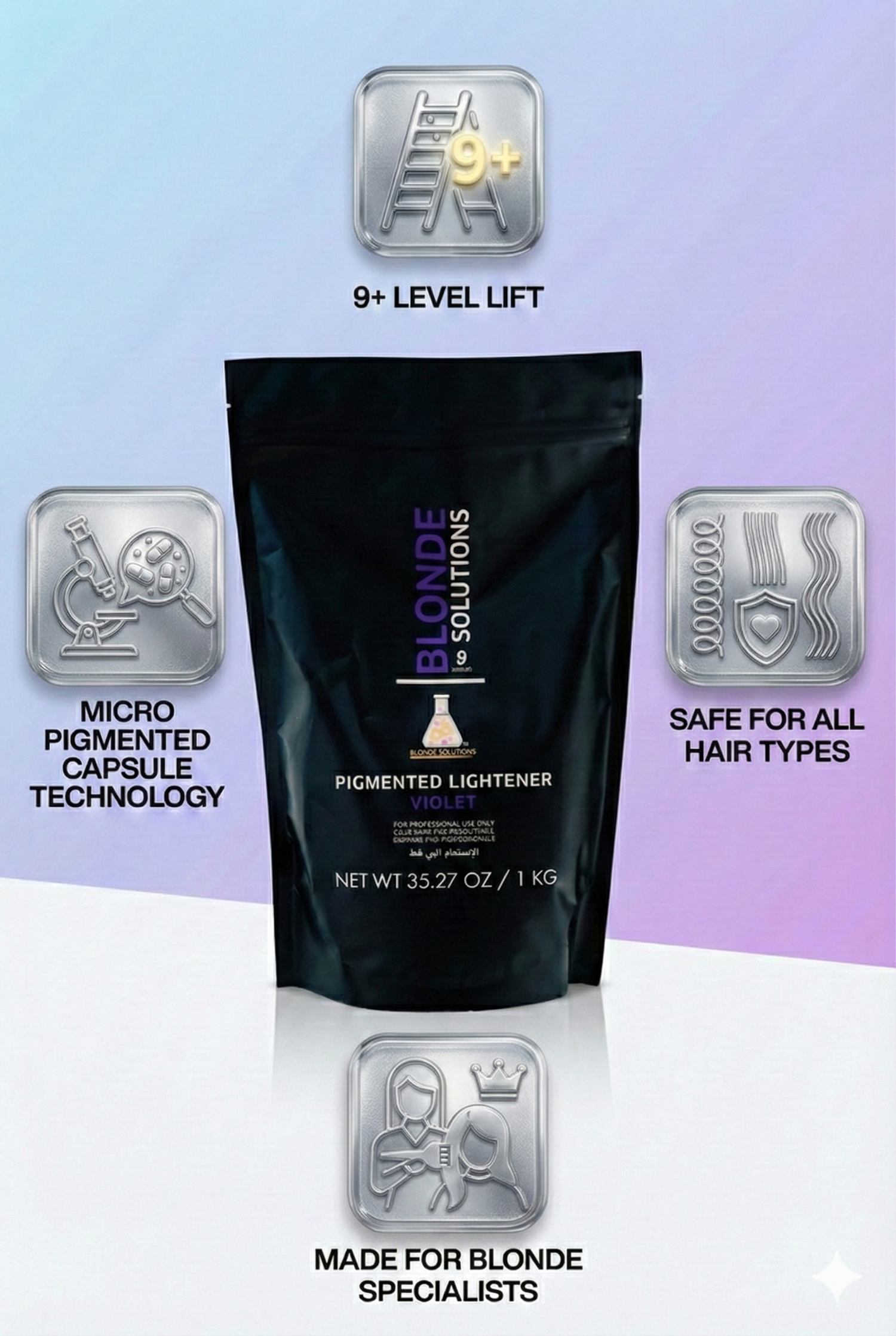 Violet Pigmented Lightener- 500g